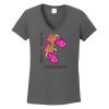 Ladies Heavy Cotton ™ 100% Cotton V Neck T Shirt Thumbnail