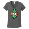 Ladies Heavy Cotton ™ 100% Cotton V Neck T Shirt Thumbnail