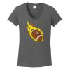 Ladies Heavy Cotton ™ 100% Cotton V Neck T Shirt Thumbnail
