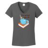 Ladies Heavy Cotton ™ 100% Cotton V Neck T Shirt Thumbnail