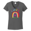 Ladies Heavy Cotton ™ 100% Cotton V Neck T Shirt Thumbnail