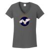 Ladies Heavy Cotton ™ 100% Cotton V Neck T Shirt Thumbnail