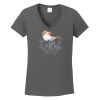 Ladies Heavy Cotton ™ 100% Cotton V Neck T Shirt Thumbnail