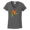 Ladies Heavy Cotton ™ 100% Cotton V Neck T Shirt Thumbnail
