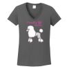 Ladies Heavy Cotton ™ 100% Cotton V Neck T Shirt Thumbnail