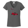 Ladies Heavy Cotton ™ 100% Cotton V Neck T Shirt Thumbnail