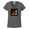 Ladies Heavy Cotton ™ 100% Cotton V Neck T Shirt Thumbnail