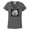 Ladies Heavy Cotton ™ 100% Cotton V Neck T Shirt Thumbnail