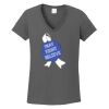 Ladies Heavy Cotton ™ 100% Cotton V Neck T Shirt Thumbnail