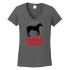 Ladies Heavy Cotton ™ 100% Cotton V Neck T Shirt Thumbnail