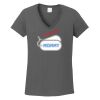 Ladies Heavy Cotton ™ 100% Cotton V Neck T Shirt Thumbnail