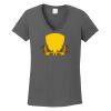 Ladies Heavy Cotton ™ 100% Cotton V Neck T Shirt Thumbnail