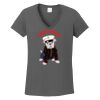 Ladies Heavy Cotton ™ 100% Cotton V Neck T Shirt Thumbnail