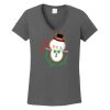Ladies Heavy Cotton ™ 100% Cotton V Neck T Shirt Thumbnail