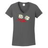 Ladies Heavy Cotton ™ 100% Cotton V Neck T Shirt Thumbnail