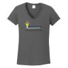 Ladies Heavy Cotton ™ 100% Cotton V Neck T Shirt Thumbnail