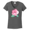 Ladies Heavy Cotton ™ 100% Cotton V Neck T Shirt Thumbnail