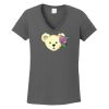 Ladies Heavy Cotton ™ 100% Cotton V Neck T Shirt Thumbnail
