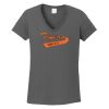 Ladies Heavy Cotton ™ 100% Cotton V Neck T Shirt Thumbnail