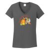 Ladies Heavy Cotton ™ 100% Cotton V Neck T Shirt Thumbnail