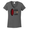 Ladies Heavy Cotton ™ 100% Cotton V Neck T Shirt Thumbnail
