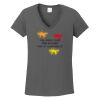 Ladies Heavy Cotton ™ 100% Cotton V Neck T Shirt Thumbnail