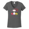 Ladies Heavy Cotton ™ 100% Cotton V Neck T Shirt Thumbnail