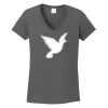 Ladies Heavy Cotton ™ 100% Cotton V Neck T Shirt Thumbnail