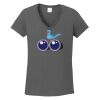 Ladies Heavy Cotton ™ 100% Cotton V Neck T Shirt Thumbnail