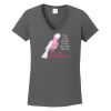 Ladies Heavy Cotton ™ 100% Cotton V Neck T Shirt Thumbnail
