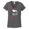 Ladies Heavy Cotton ™ 100% Cotton V Neck T Shirt Thumbnail