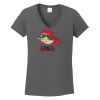 Ladies Heavy Cotton ™ 100% Cotton V Neck T Shirt Thumbnail