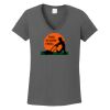 Ladies Heavy Cotton ™ 100% Cotton V Neck T Shirt Thumbnail