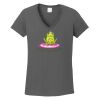 Ladies Heavy Cotton ™ 100% Cotton V Neck T Shirt Thumbnail