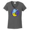 Ladies Heavy Cotton ™ 100% Cotton V Neck T Shirt Thumbnail