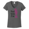 Ladies Heavy Cotton ™ 100% Cotton V Neck T Shirt Thumbnail
