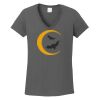 Ladies Heavy Cotton ™ 100% Cotton V Neck T Shirt Thumbnail