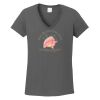 Ladies Heavy Cotton ™ 100% Cotton V Neck T Shirt Thumbnail