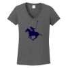 Ladies Heavy Cotton ™ 100% Cotton V Neck T Shirt Thumbnail