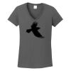 Ladies Heavy Cotton ™ 100% Cotton V Neck T Shirt Thumbnail
