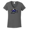 Ladies Heavy Cotton ™ 100% Cotton V Neck T Shirt Thumbnail