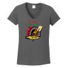Ladies Heavy Cotton ™ 100% Cotton V Neck T Shirt Thumbnail