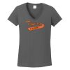 Ladies Heavy Cotton ™ 100% Cotton V Neck T Shirt Thumbnail
