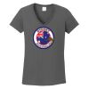 Ladies Heavy Cotton ™ 100% Cotton V Neck T Shirt Thumbnail