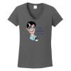 Ladies Heavy Cotton ™ 100% Cotton V Neck T Shirt Thumbnail