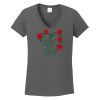 Ladies Heavy Cotton ™ 100% Cotton V Neck T Shirt Thumbnail
