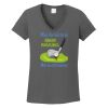 Ladies Heavy Cotton ™ 100% Cotton V Neck T Shirt Thumbnail