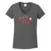 Ladies Heavy Cotton ™ 100% Cotton V Neck T Shirt Thumbnail