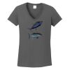 Ladies Heavy Cotton ™ 100% Cotton V Neck T Shirt Thumbnail