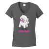 Ladies Heavy Cotton ™ 100% Cotton V Neck T Shirt Thumbnail